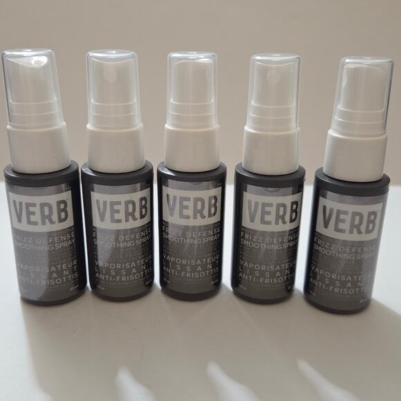 Verb Frizz Defense Smoothing Spray Anti-Frizz Shield, Heat Protectant, 5 bottles - Picture 1 of 8